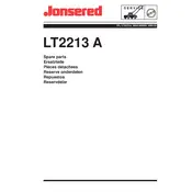 Jonsered LT2213 A 96041008800 Lawn Mower manual cover