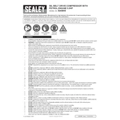 Sealey SA5055 Compressor manual cover