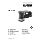 Metabo SXE 325 Intec Sander manual cover