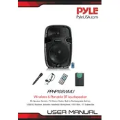 Pyle PPHP108WMU Speaker manual cover