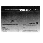 Yamaha M-35 Amplifier manual cover