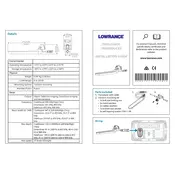 Lowrance Tripleshot Transducer manual cover