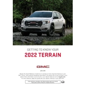 GMC Terrain Denali 2022 manual cover