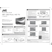 JVC LT-48C540 manual cover