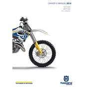 Husqvarna 250 TC 2014 Motorcycle manual cover