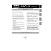 Yamaha NS-C525 Speaker manual cover