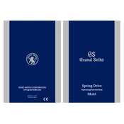 Seiko 9RA5 Grand Seiko Spring Drive manual cover