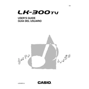 Casio LK300TV Keyboard manual cover