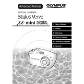 Olympus Stylus Verve manual cover