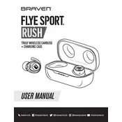 Braven Flye Sport Rush Earbuds manual cover