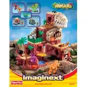 Fisher Price Mattel Mega T-Rex Mountain M3276 Toy manual cover