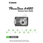 Canon PowerShot A480 manual cover