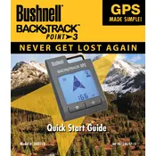 Bushnell BackTrack Point 3 360110 GPS manual cover