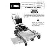 Toro 30103 Mower manual cover