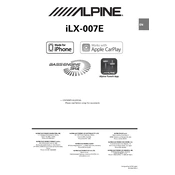 Alpine iLX-007E Advanced Navi Station manual cover