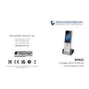 Grandstream WP822 Wi-Fi Phone manual cover