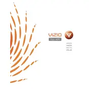 Vizio P50 HDM TV manual cover