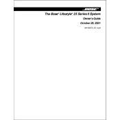 Bose Lifestyle 25 Series II manual cover