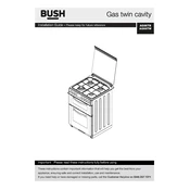 Bush AG66TB Cooker manual cover