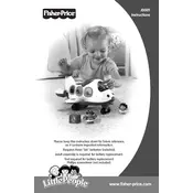 Fisher Price Mattel Little People Lil Movers Airplane J0001 Toy manual cover