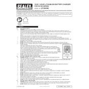 Sealey CP108VMC Charger manual cover