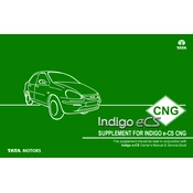 Tata Indigo eCS CNG Car manual cover