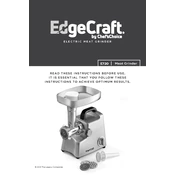 Chef's Choice 720 EdgeCraft Grinder manual cover