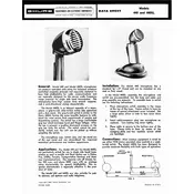 Shure 440SL Microphone manual cover