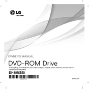 LG DH18NS50 DH18NS50.AUMA10B Drive manual cover