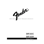 Fender BXR 300R Amplifier manual cover