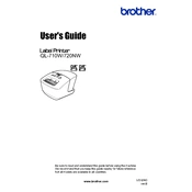 Brother QL-710W manual cover