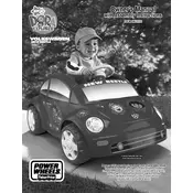 Power Wheels Mattel Volkswagen New Beetle L1114 Toy manual cover