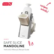 Dash DSM100 Safe Slice Mandoline manual cover