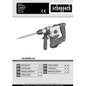 Scheppach DH1000PLUS 5908205934 Rotary Hammer manual cover