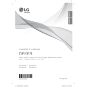 LG DLEX5170W DLEX5170W.ABWEEUS Dryer manual cover