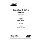 JLG 400S PVC 2301 Boom Lift manual cover