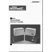 Bose Video RoomMate Speaker System manual cover