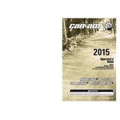 Can-Am Outlander L 450 2015 Vehicle manual cover