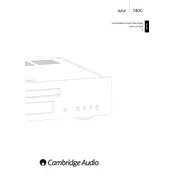 Cambridge Audio Azur 740C Player manual cover