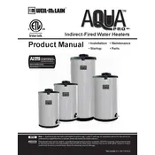 Weil-McLain Aqua Pro Heater manual cover