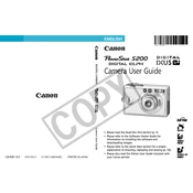 Canon PowerShot S200 manual cover