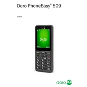 Doro PhoneEasy 509 Phone manual cover