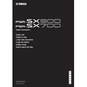 Yamaha PSR-SX700 Keyboard