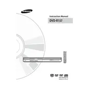 Samsung DVD-R157 DVD Player manual cover