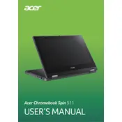 Acer Chromebook Spin 511 R753T-C1PT Laptop manual cover