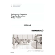 De Dietrich DRC926JE Refrigerator manual cover