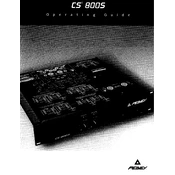 Peavey CS 800S Amplifier manual cover