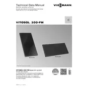 Viessmann Vitosol 200-FM Solar Panel manual cover