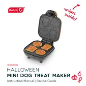 Dash DDTMH200 Halloween Mini Dog Treat Maker manual cover