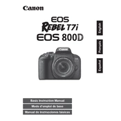 Canon EOS Rebel T7i manual cover